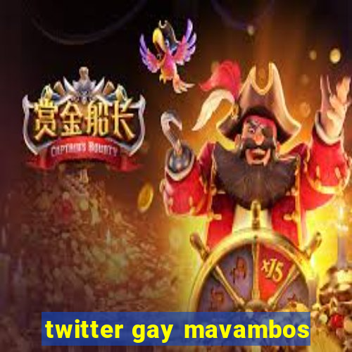 twitter gay mavambos